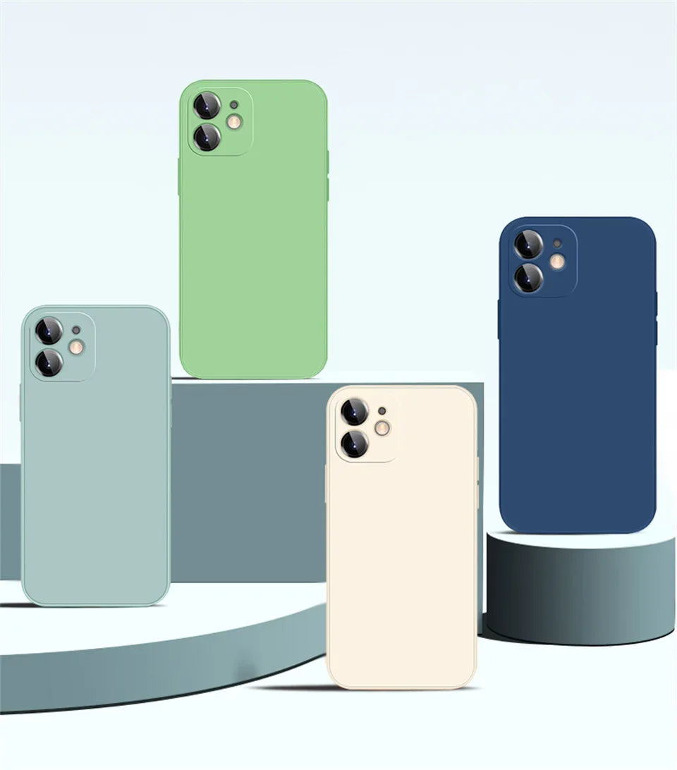 Luxury Liquid Silicone Case for iPhone